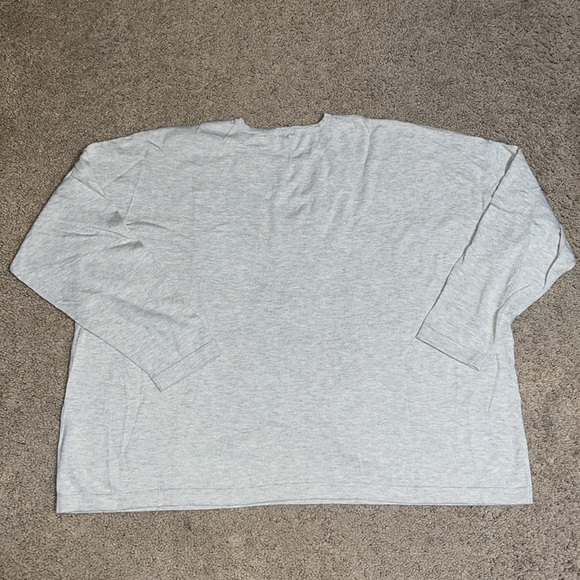 J. Jill Weston Dog Pullover Crew Neck Sweater Heathered Beige 3X - Picture 7 of 9